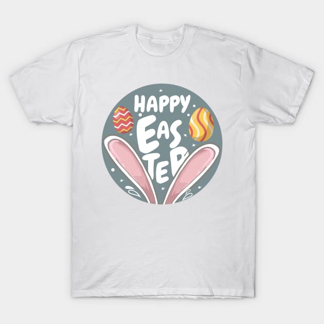 Happy Easter. Easter Bunny and Egg design T-Shirt by lolisfresh